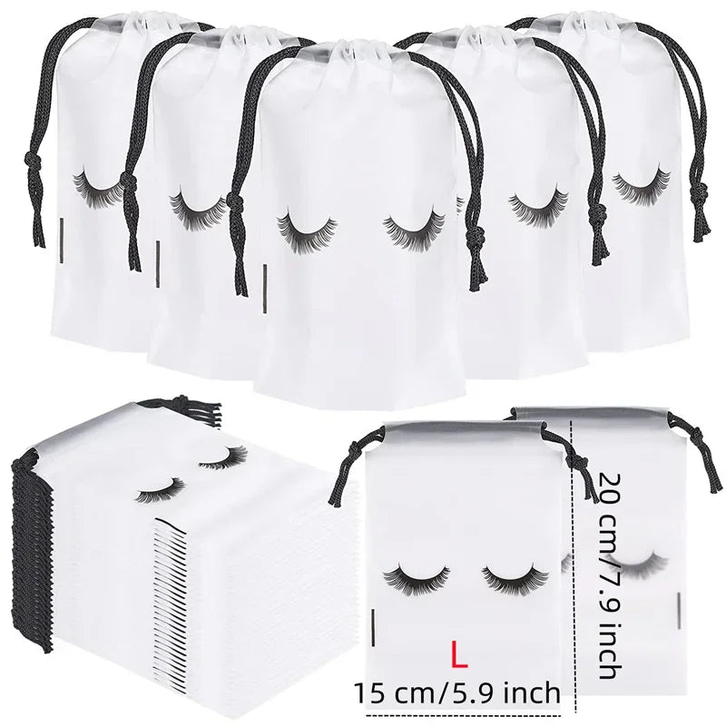 10PCS Portable Reusable Eyelash Care Kit Eyebrow Makeup Kit Extension Supplies No One Travel Bag Makeup Tools Wholesale