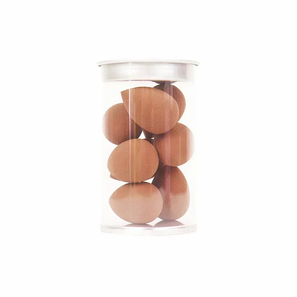 7/8Pcs Mini Makeup Sponge Face Beauty Cosmetic Powder Puff for Foundation Cream Concealer Make up Blender Tool with Storage Box