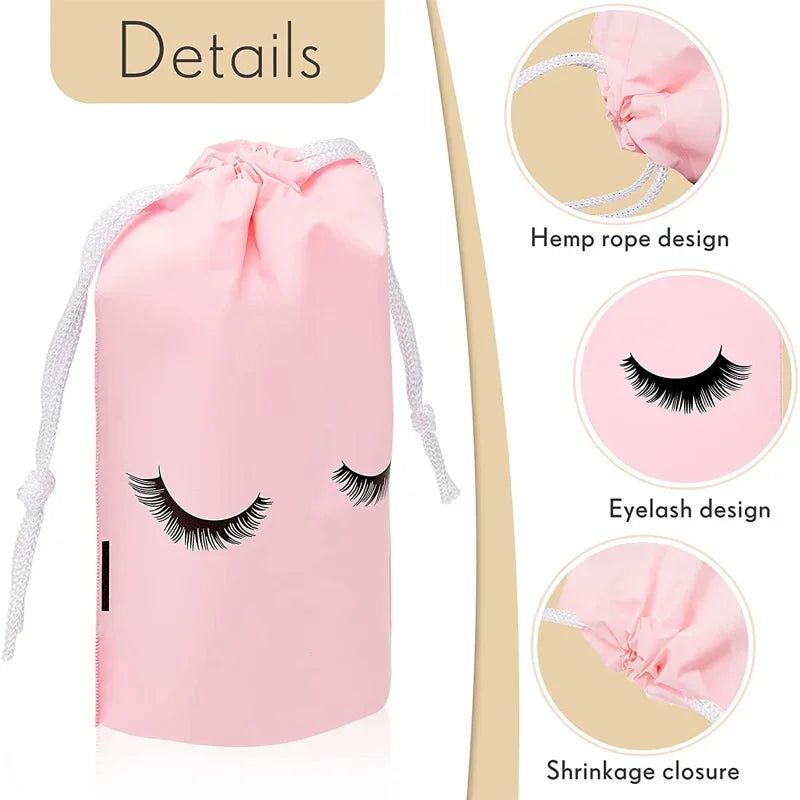 10PCS Portable Reusable Eyelash Care Kit Eyebrow Makeup Kit Extension Supplies No One Travel Bag Makeup Tools Wholesale