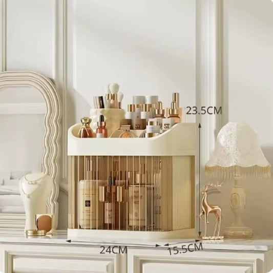 Cosmetics Storage Box Large Capacity Dressing Table Skin Care Products Storage Rack Drawer Type Organizer Desktop Dust Storage