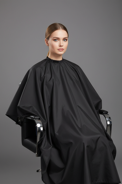 Capa protectora de maquillaje profesional - modelo en salón